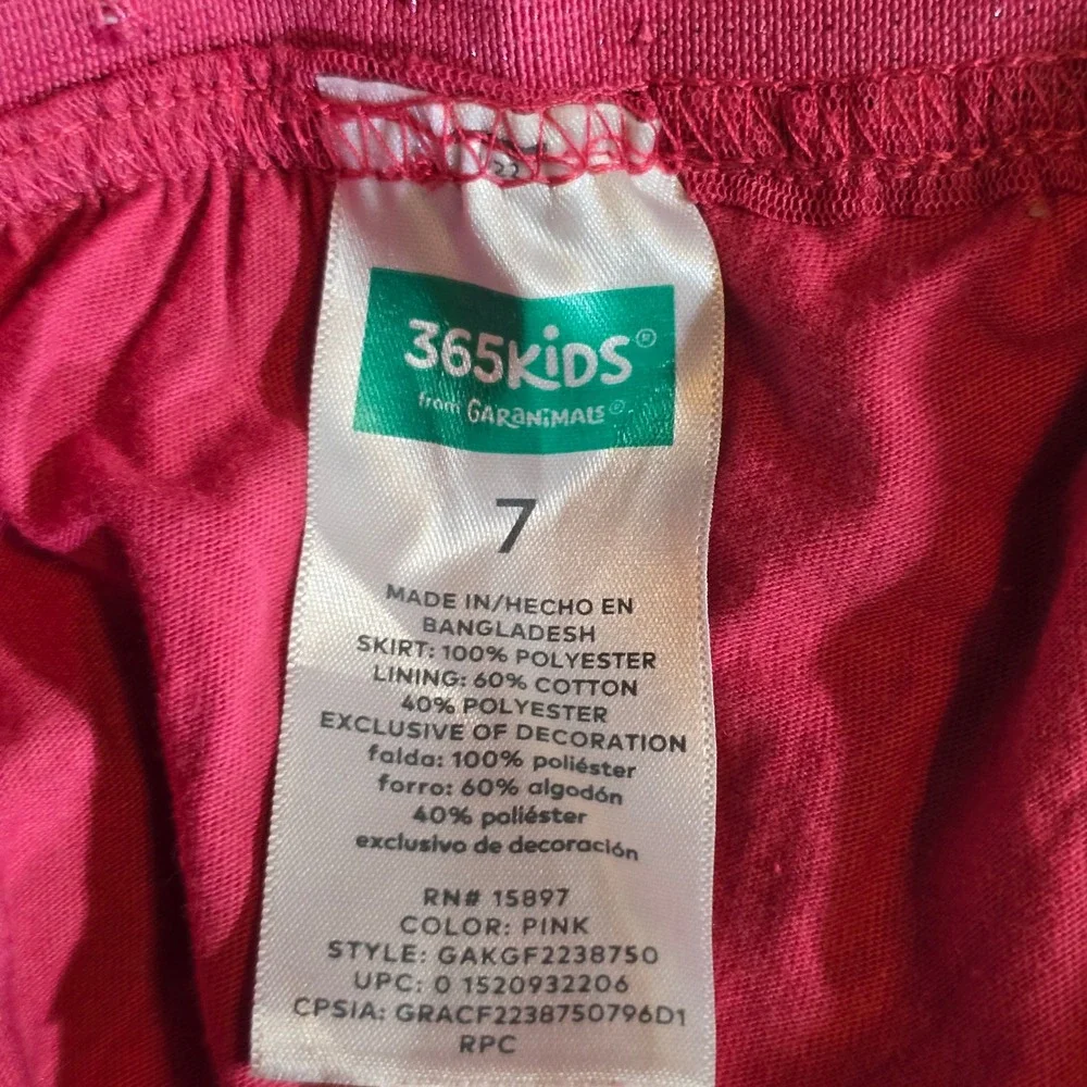365kids from‎ Garanimals Girls Pink Sequin A-Line Skirt Size 7 Party Sparkle